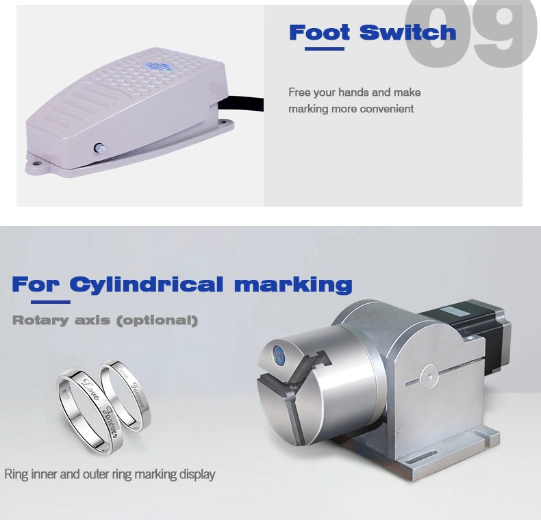 Glass Tube CO2 Laser Marking/Cutting Machine for Vinyl Labels, Acrylic, Paper, Wood, Leather