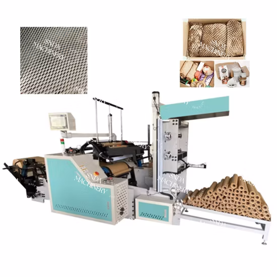 ハニカムクラフト紙ダイカッティングマシン