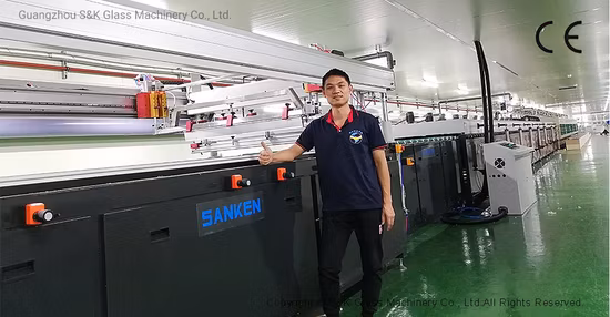 サンケン オーブン印刷ガラス洗浄機 リファージェレーター印刷ガラス洗浄機